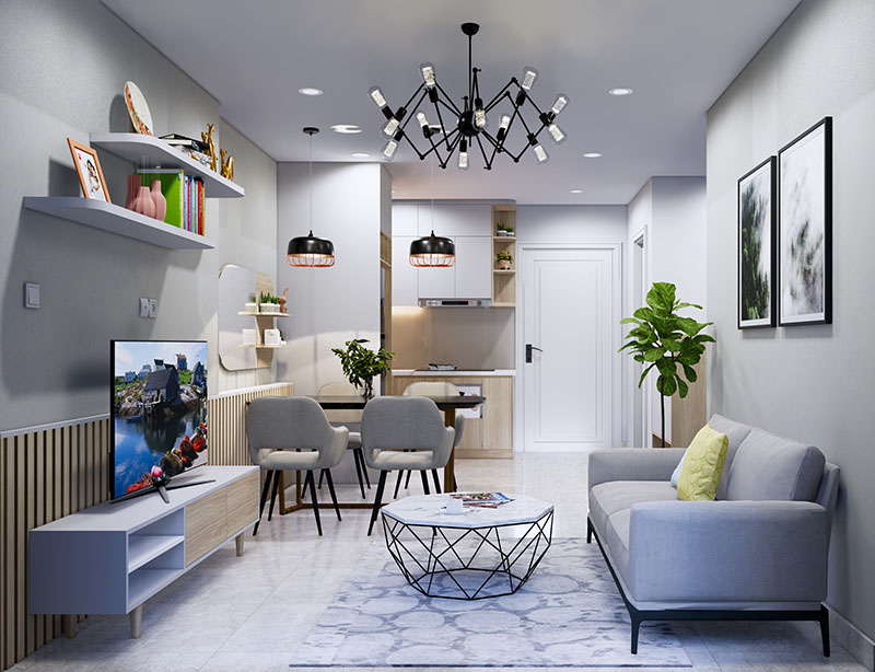 Thi công hoàn thiện nội thất chung cư