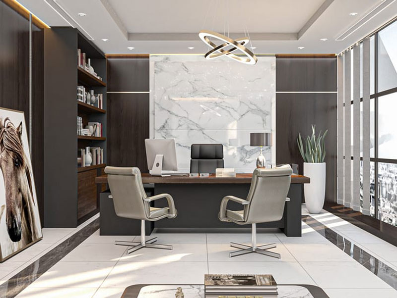 Phòng làm việc giám đốc, nhân sự cấp cao