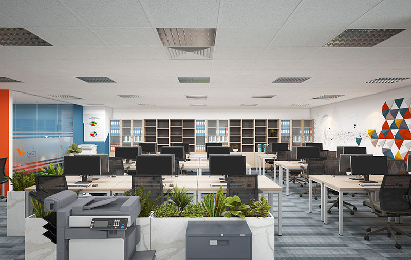 Thiết kế và thi công nội thất văn phòng